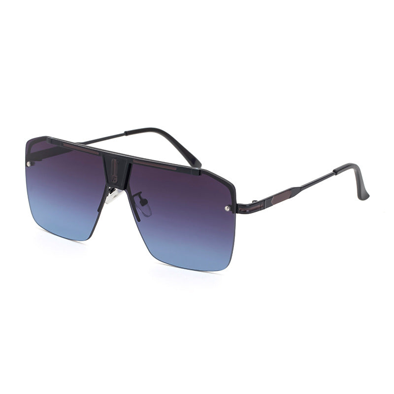 Wholesale PC Large Square Frame Men's Sunglasses